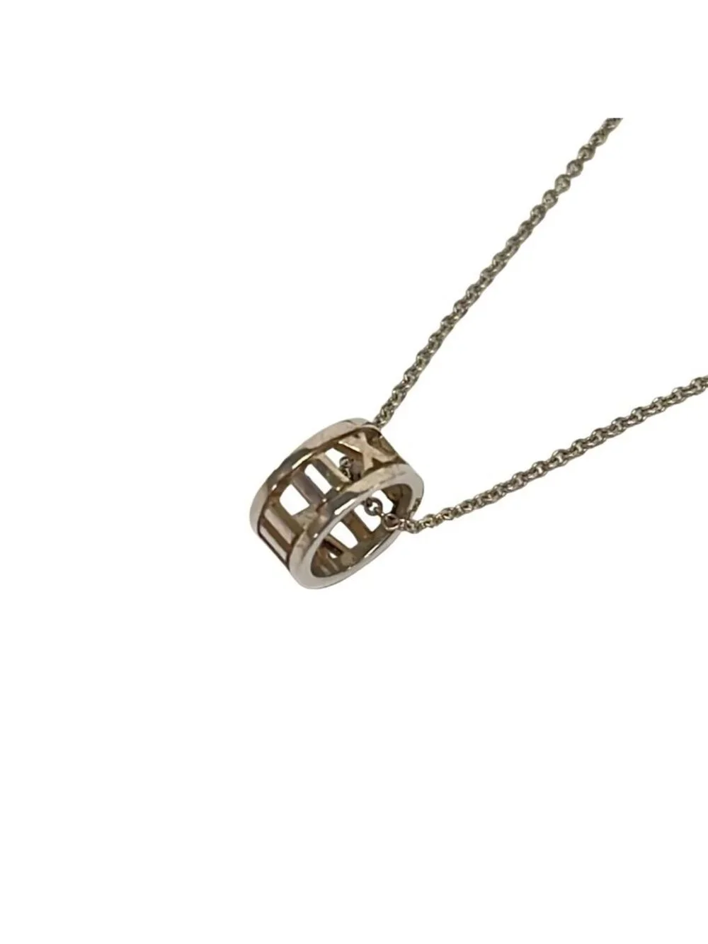 Tiffany & Co Necklace Atlas Open Silver